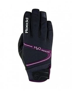 Roeckl Rhone Winter Fahrrad Handschuhe Schwarz/lila 2022