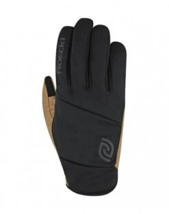 Roeckl Valepp Winter Fahrrad Handschuhe Schwarz/camel Beige 2022