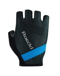 Roeckl Busano Fahrrad Handschuhe Kurz Schwarz/blau 2023