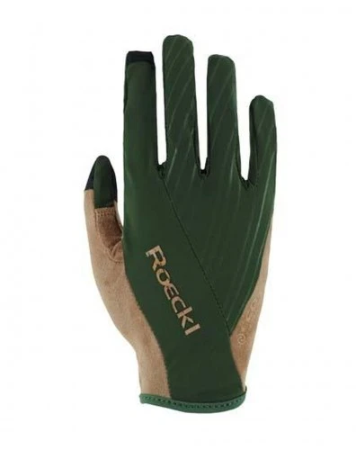 Roeckl Malvedo Fahrrad Handschuhe Lang Grün/beige 2023 1 Roeckl Malvedo Fahrrad Handschuhe Lang Grün/beige 2023
