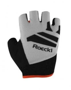Roeckl Iseler Fahrrad Handschuhe Kurz Grau/schwarz 2023