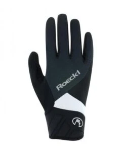 Roeckl Sports Roeckl Runaz Winter Fahrrad Handschuhe Lang Schwarz/weiß 2023
