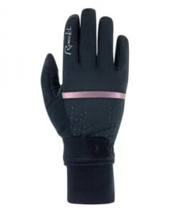 Roeckl Sports Roeckl Watou Damen Winter Fahrrad Handschuhe Lang Schwarz/pink 2023