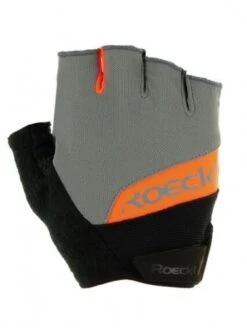 Roeckl Bozen Fahrrad Handschuhe Kurz Grau/orange 2020