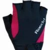 Roeckl Basel Fahrrad Handschuhe Kurz Schwarz/pink 2023