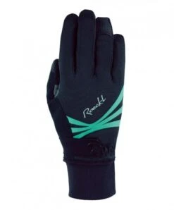 Roeckl Wilora Damen Winter Fahrrad Handschuhe Schwarz/türkis 2022