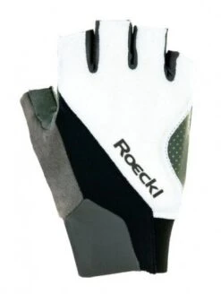 Roeckl Ivory Fahrrad Handschuhe Kurz Weiß/schwarz 2020