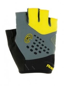 Roeckl Inovo Fahrrad Handschuhe Kurz Grau/gelb 2019