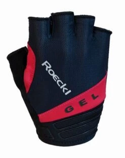 Roeckl Itamos Fahrrad Handschuhe Kurz Schwarz/rot 2022