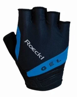 Roeckl Itamos Fahrrad Handschuhe Kurz Schwarz/blau 2022