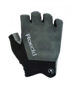 Roeckl Ischia Fahrrad Handschuhe Kurz Grau/schwarz 2022
