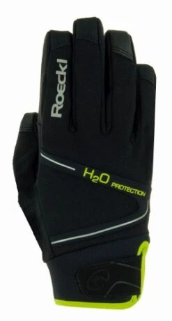 Roeckl Rhone Winter Fahrrad Handschuhe Schwarz/gelb 2022