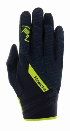 Roeckl Renon Winter Fahrrad Handschuhe Schwarz/gelb 2022