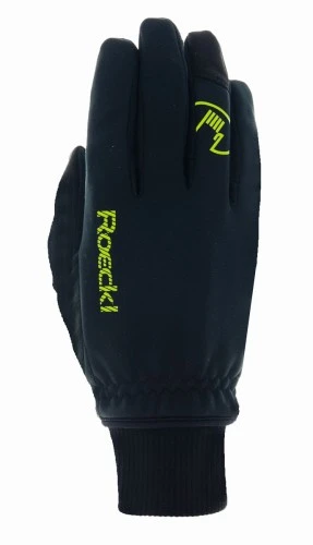 Roeckl Rax Winter Fahrrad Handschuhe Schwarz/gelb 2022
