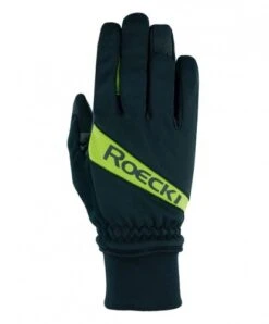 Roeckl Rofan Winter Fahrrad Handschuhe Schwarz/gelb 2022