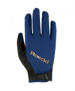 Roeckl Mora Fahrrad Handschuhe Lang Blau 2023