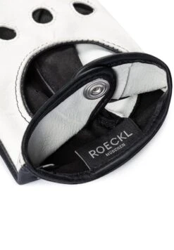 Roeckl ROM AUTOFAHRER - Fingerhandschuh - White/black -Roeckl 449f168a7f9b494e9326451f20b5db56