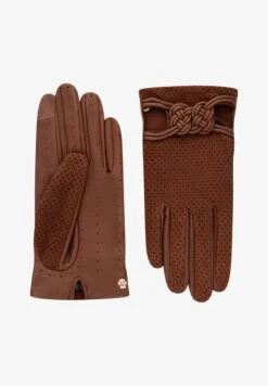 Roeckl NOVARA - Fingerhandschuh - Saddlebrown
