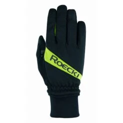 Roeckl Sports Rofan Fahrradhandschuhe - Schwarz/gelb 0002
