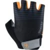 Roeckl Sports Bernex Kinder Fahrradhandschuhe - Black Shadow/orange 9605