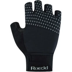 Roeckl Sports Diamante Damen Fahrradhandschuhe - Schwarz 9000