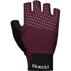 Roeckl Sports Diamante Damen Fahrradhandschuhe - Grape Wine 4985