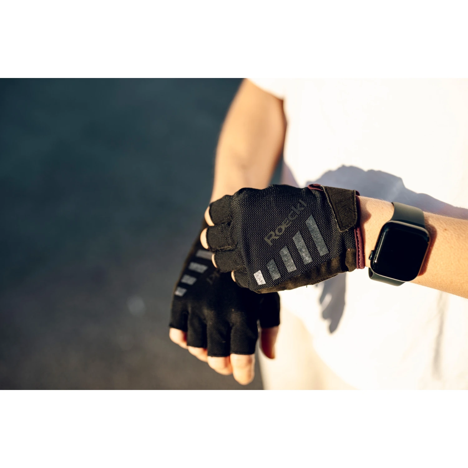 Roeckl Sports Igura Fahrradhandschuhe - Black/grape Wine 9485 8 Roeckl Sports Igura Fahrradhandschuhe - Black/grape Wine 9485 – Bild 8