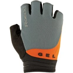 Roeckl Sports Itamos 2 Fahrradhandschuhe - Hurricane Grey/orange 8504