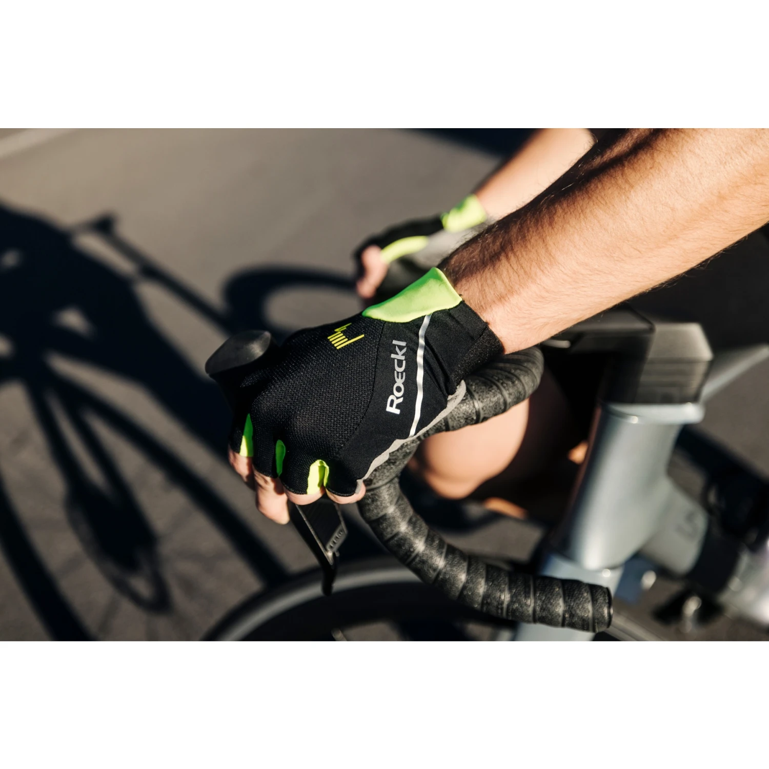 Roeckl Sports Ivory 2 Fahrradhandschuhe - Weiß/schwarz 1009 7 Roeckl Sports Ivory 2 Fahrradhandschuhe - Weiß/schwarz 1009 – Bild 7