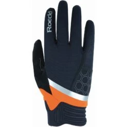 Roeckl Sports Morgex Fahrradhandschuhe - Schwarz/orange 0003