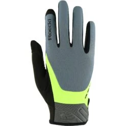 Roeckl Sports Mori 2 Fahrradhandschuhe - Hurricane Grey/fluo Yellow 8503