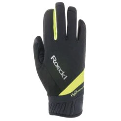 Roeckl Sports Ranten Fahrradhandschuhe - Black/fluo Yellow 9210
