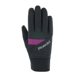 Roeckl Sports Reichenthal Fahrradhandschuhe - Black/purple 9461