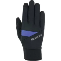 Roeckl Sports Reichenthal Kinder Fahrradhandschuhe - Black/dazzling Blue 9511