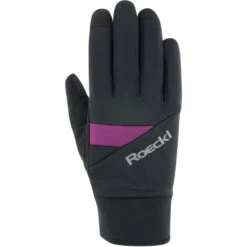 Roeckl Sports Reichenthal Kinder Fahrradhandschuhe - Black/purple 9461