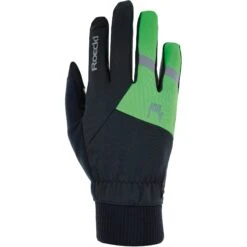 Roeckl Sports Rofan 2 Fahrradhandschuhe - Black/classic Green 9020