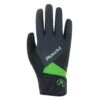 Roeckl Sports Runaz Fahrradhandschuhe - Black/classic Green 9020