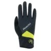 Roeckl Sports Runaz Fahrradhandschuhe - Black/fluo Yellow 9210