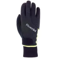 Roeckl Sports Villach 2 Fahrradhandschuhe - Black/fluo Yellow 9210