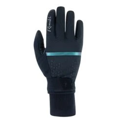 Roeckl Sports Watou Damen Fahrradhandschuhe - Black/cameleon Green 9034